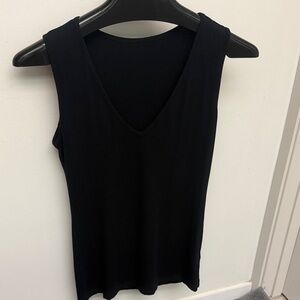 Elegant Black V-Neck Tank Top